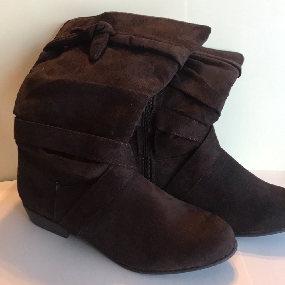 Women’s Comfort view Suede Zip Boots